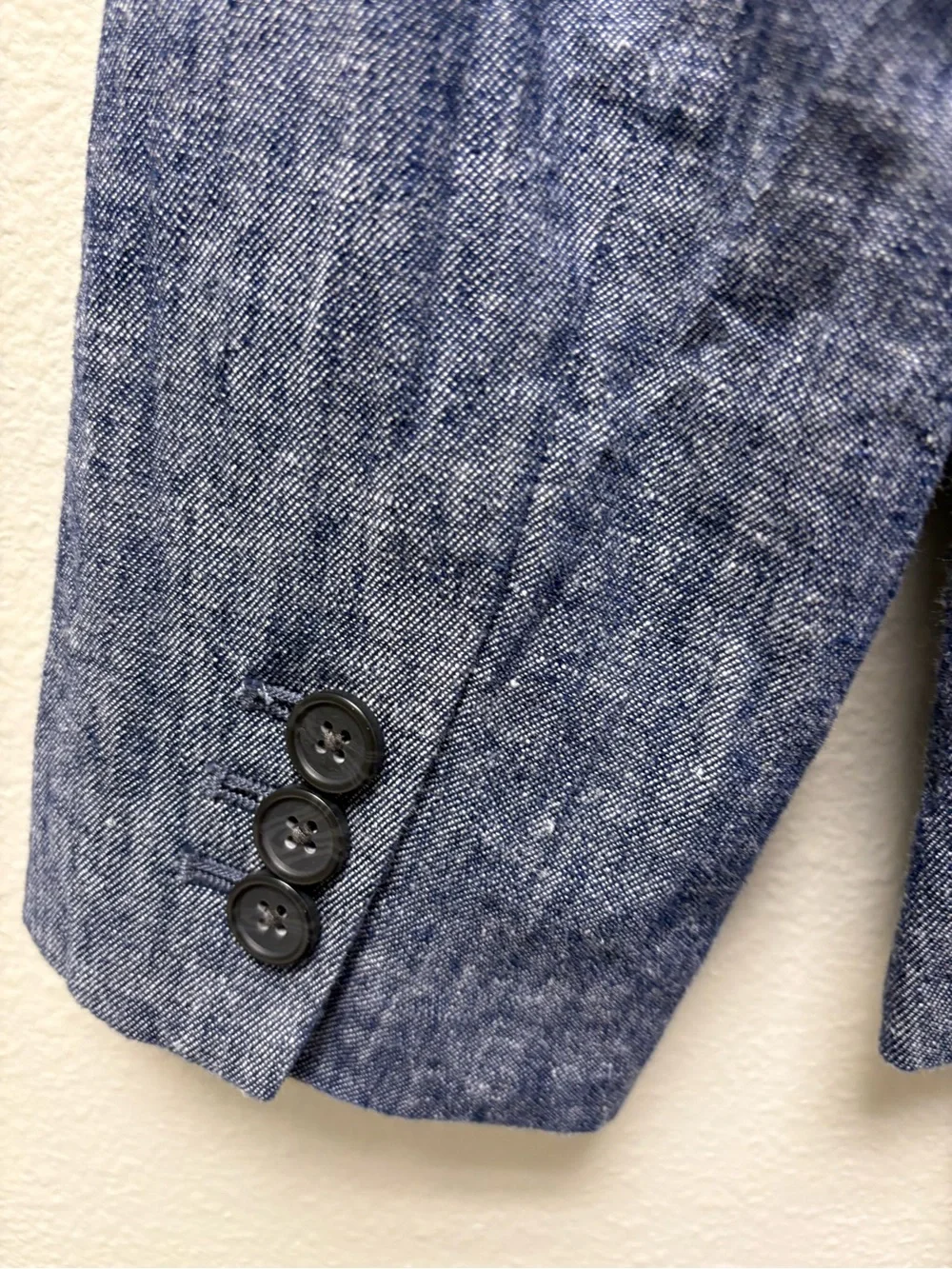 Womens Size 4 Classic Banana Republic Blue Jean Blazer Jacket Casual or Work
